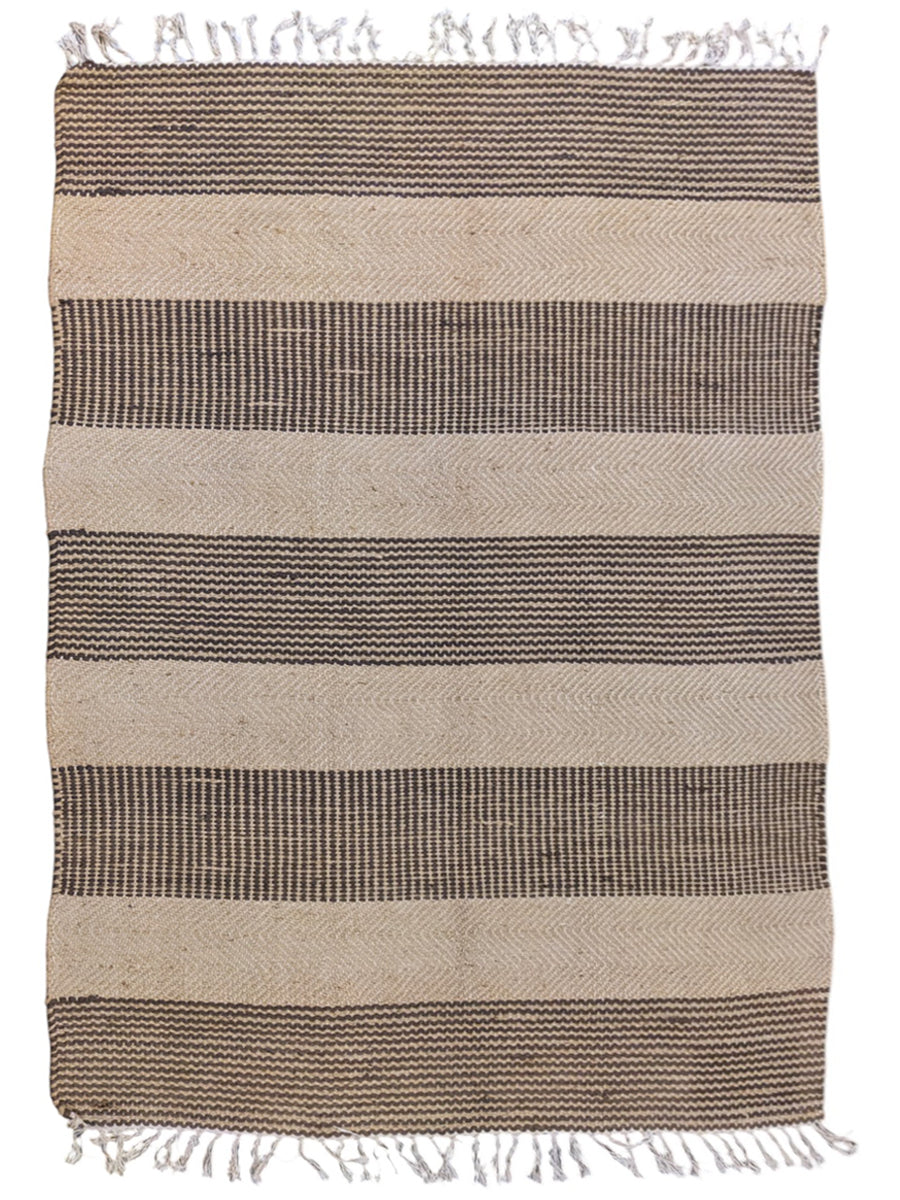 Flatweave Natural Jute Rug - Size: 6.10 x 4.4