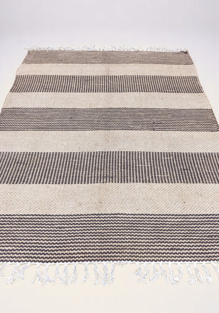 Flatweave Natural Jute Rug - Size: 6.10 x 4.4