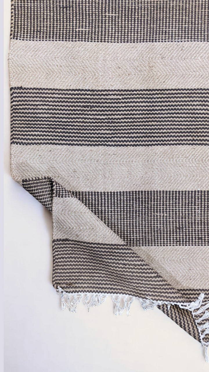 Flatweave Natural Jute Rug - Size: 6.10 x 4.4