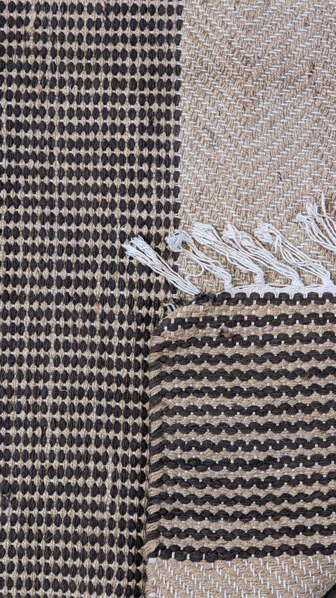 Flatweave Natural Jute Rug - Size: 6.10 x 4.4