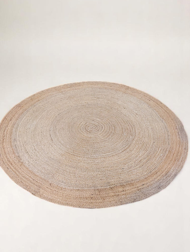 Flatweave Natural Jute Rug - Size: 4.8 x 4.8