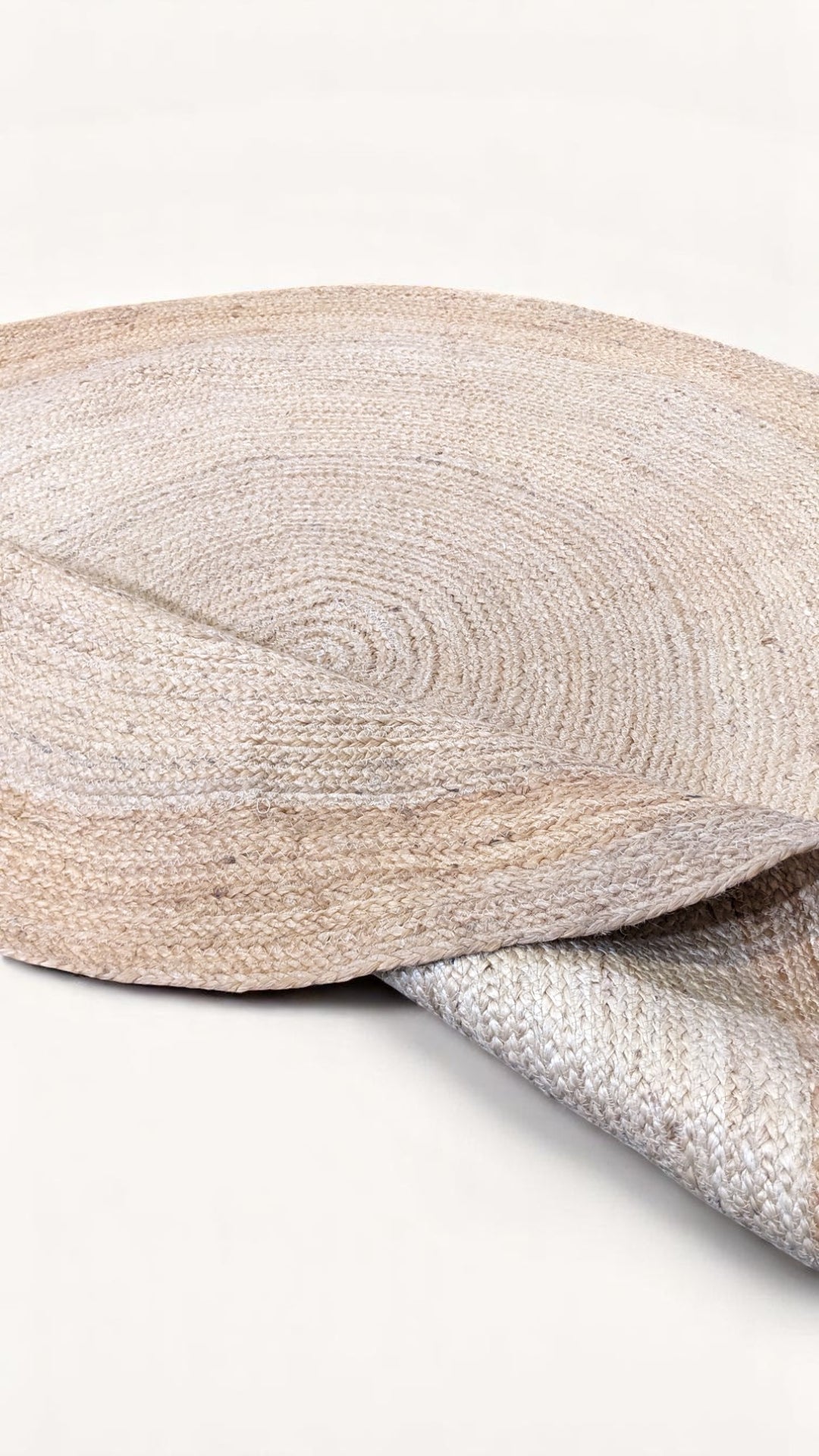 Flatweave Natural Jute Rug - Size: 4.8 x 4.8