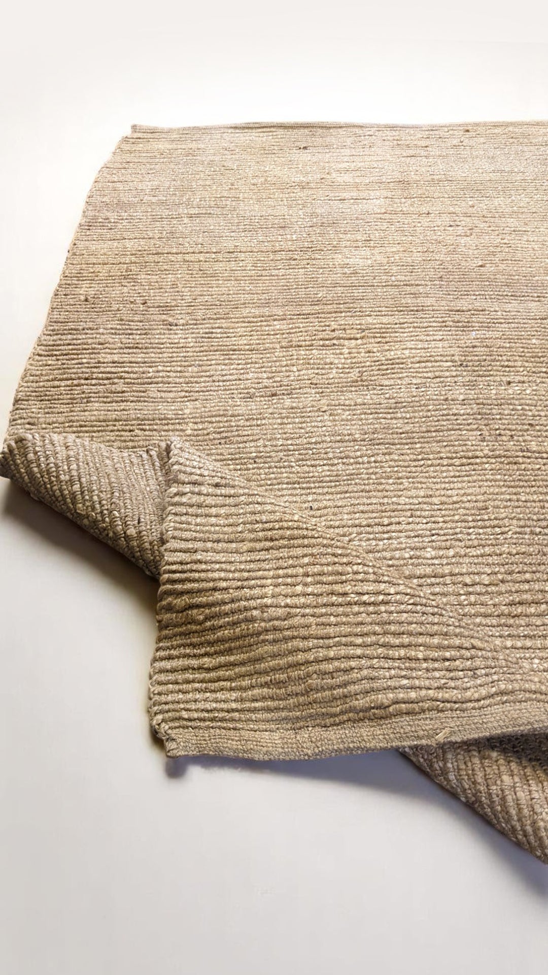 Braided Overdyed Jute Rug - Size: 7.9 x 5.4