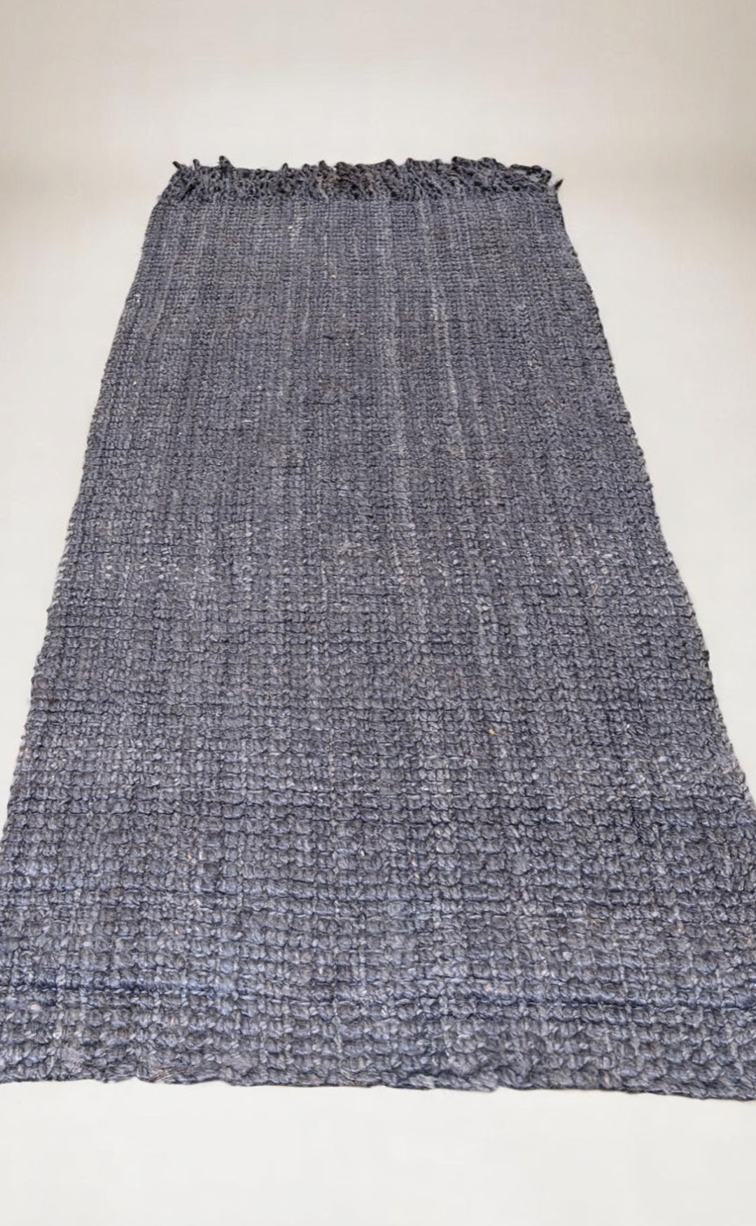 Evara Crochet Jute Rug - Size: 6.6 x 2.8