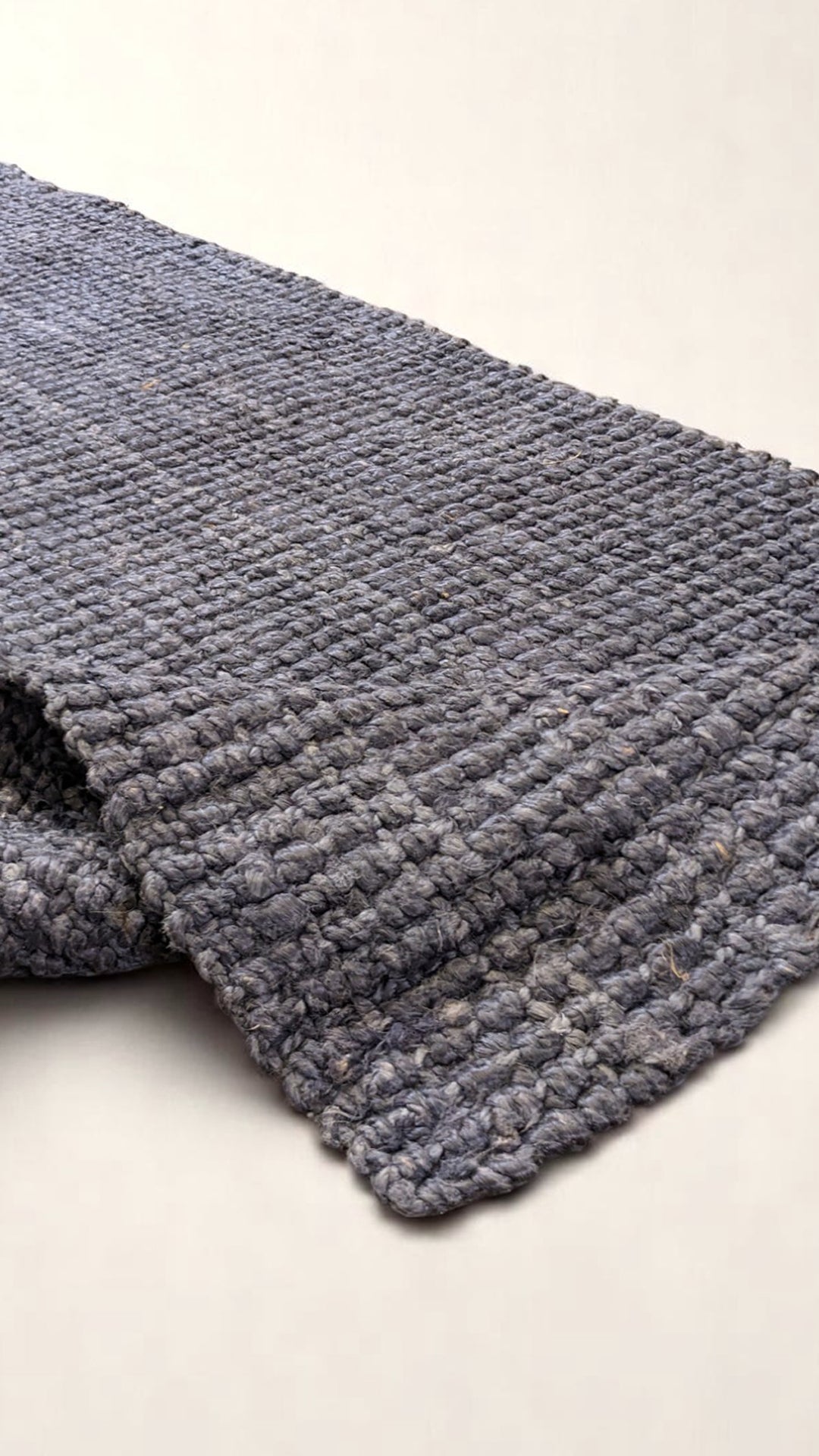 Evara Crochet Jute Rug - Size: 6.6 x 2.8