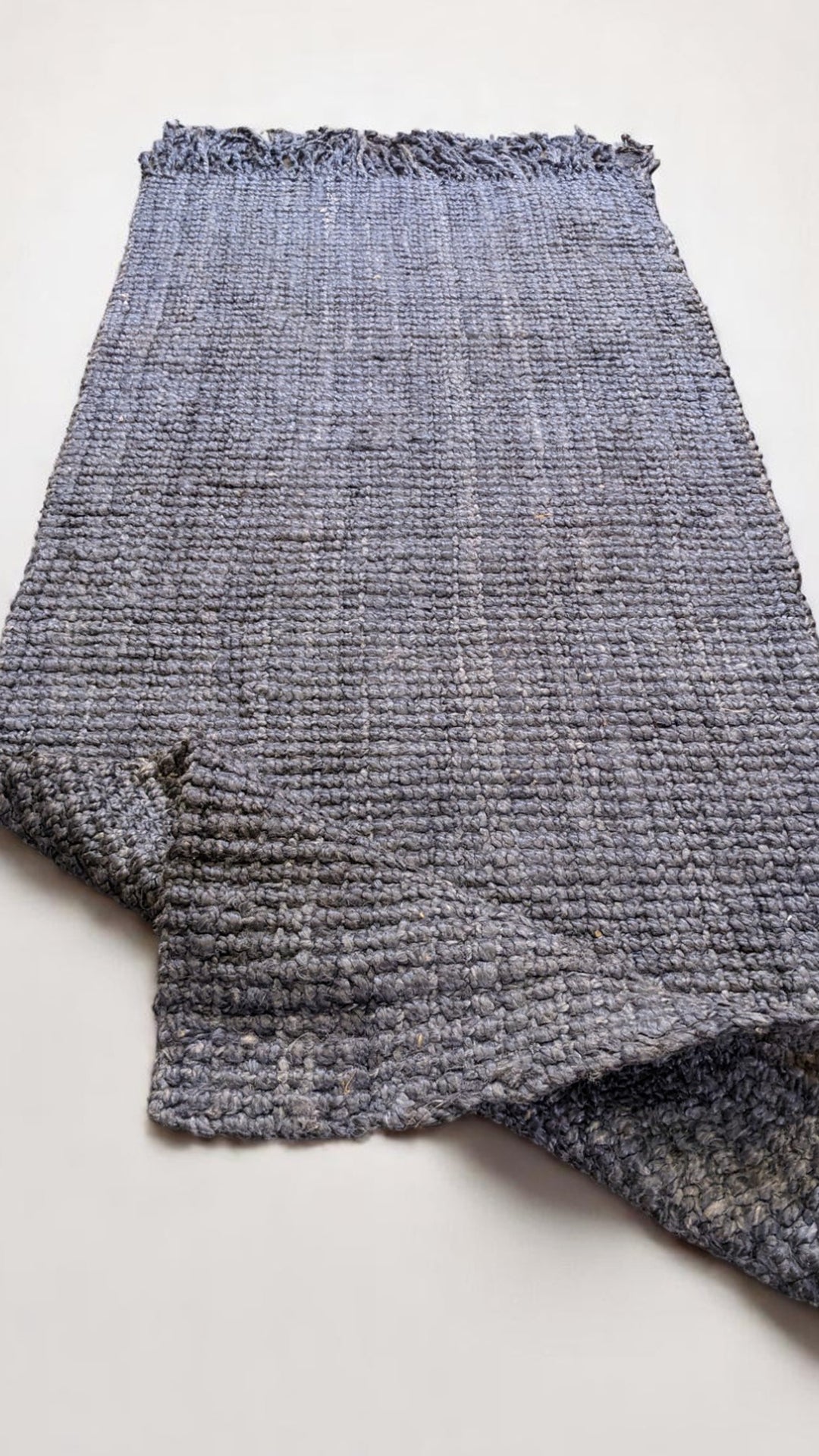 Evara Crochet Jute Rug - Size: 6.6 x 2.8