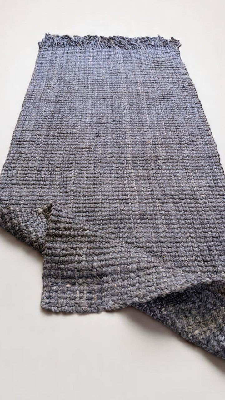 Evara Crochet Jute Rug - Size: 6.6 x 2.8