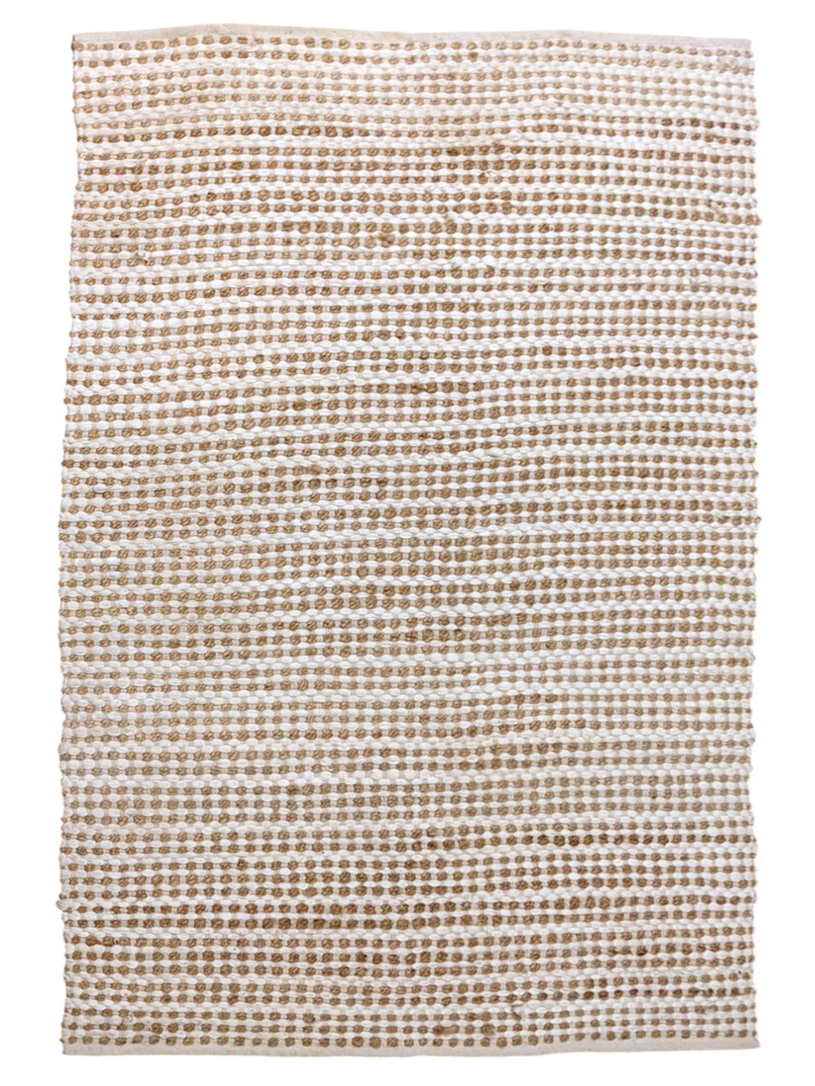 Loop Weave Natural Jute Rug - Size: 6 x 4