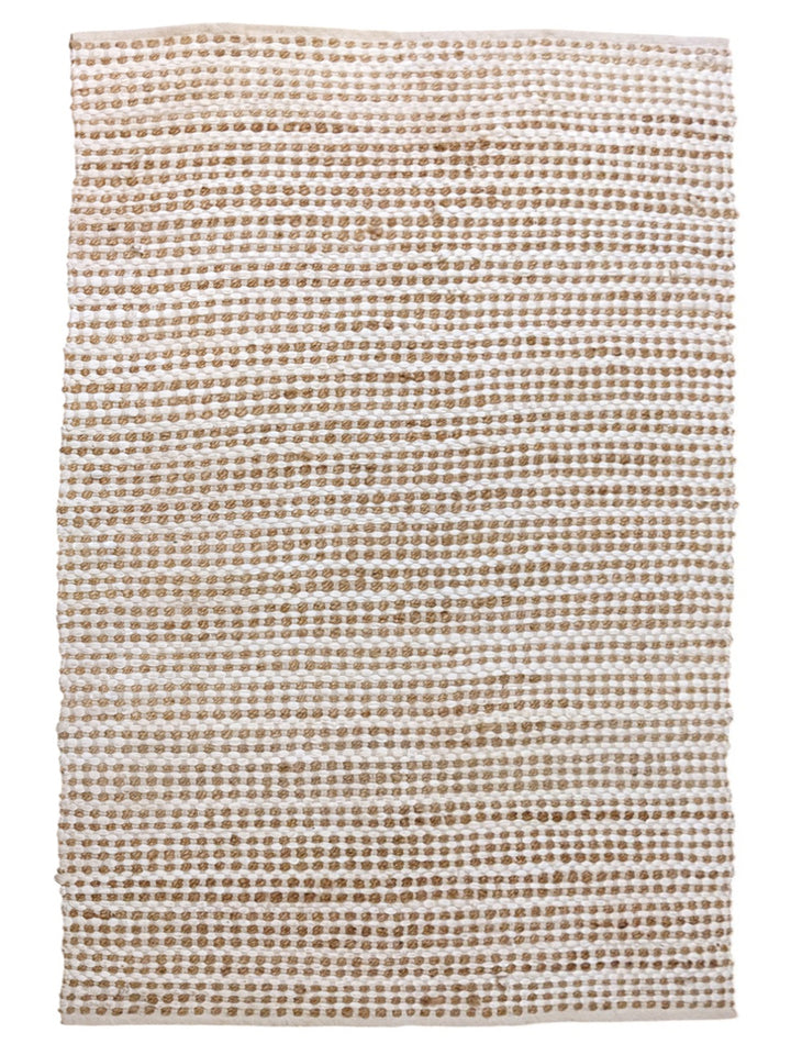 Loop Weave Natural Jute Rug - Size: 6 x 4