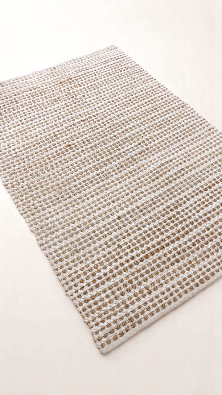 Loop Weave Natural Jute Rug - Size: 6 x 4