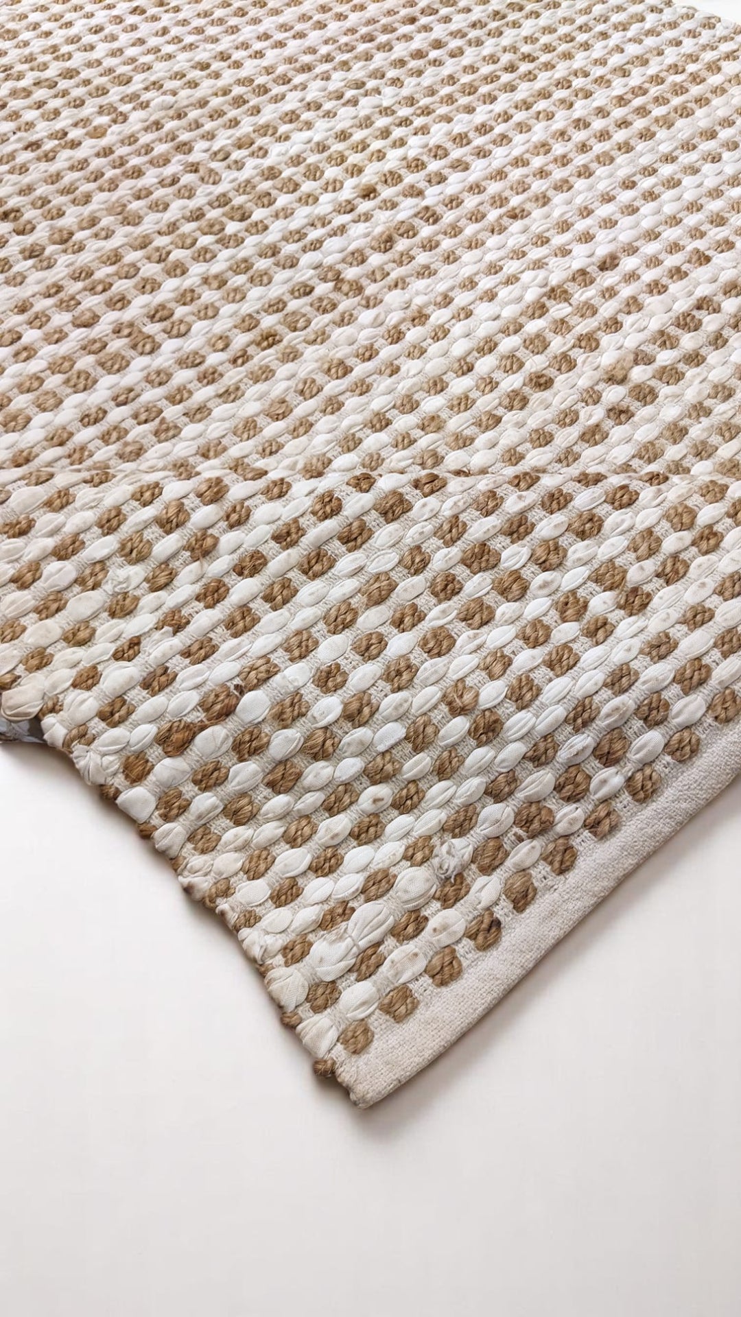 Loop Weave Natural Jute Rug - Size: 6 x 4