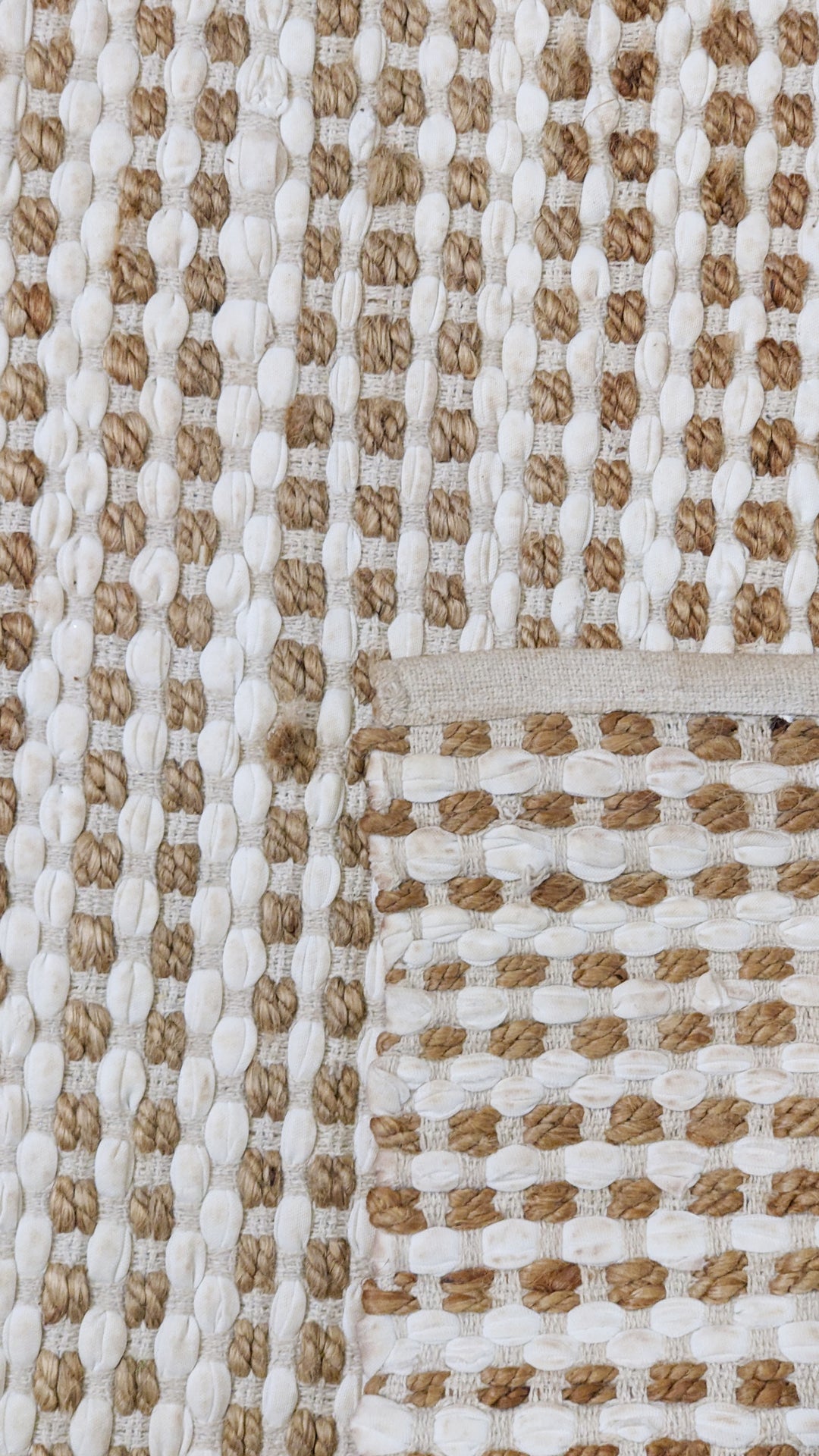 Loop Weave Natural Jute Rug - Size: 6 x 4