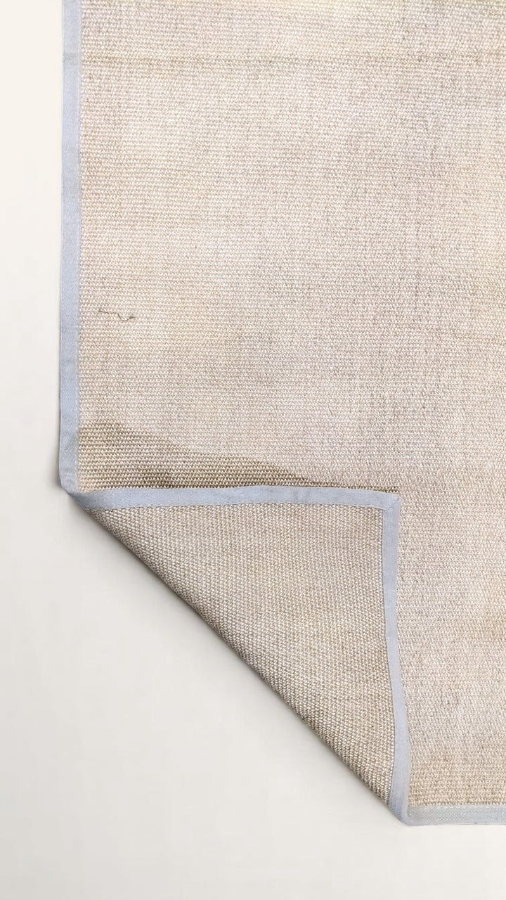 Renli Crochet Jute Rug - Size: 7.1 x 5.2