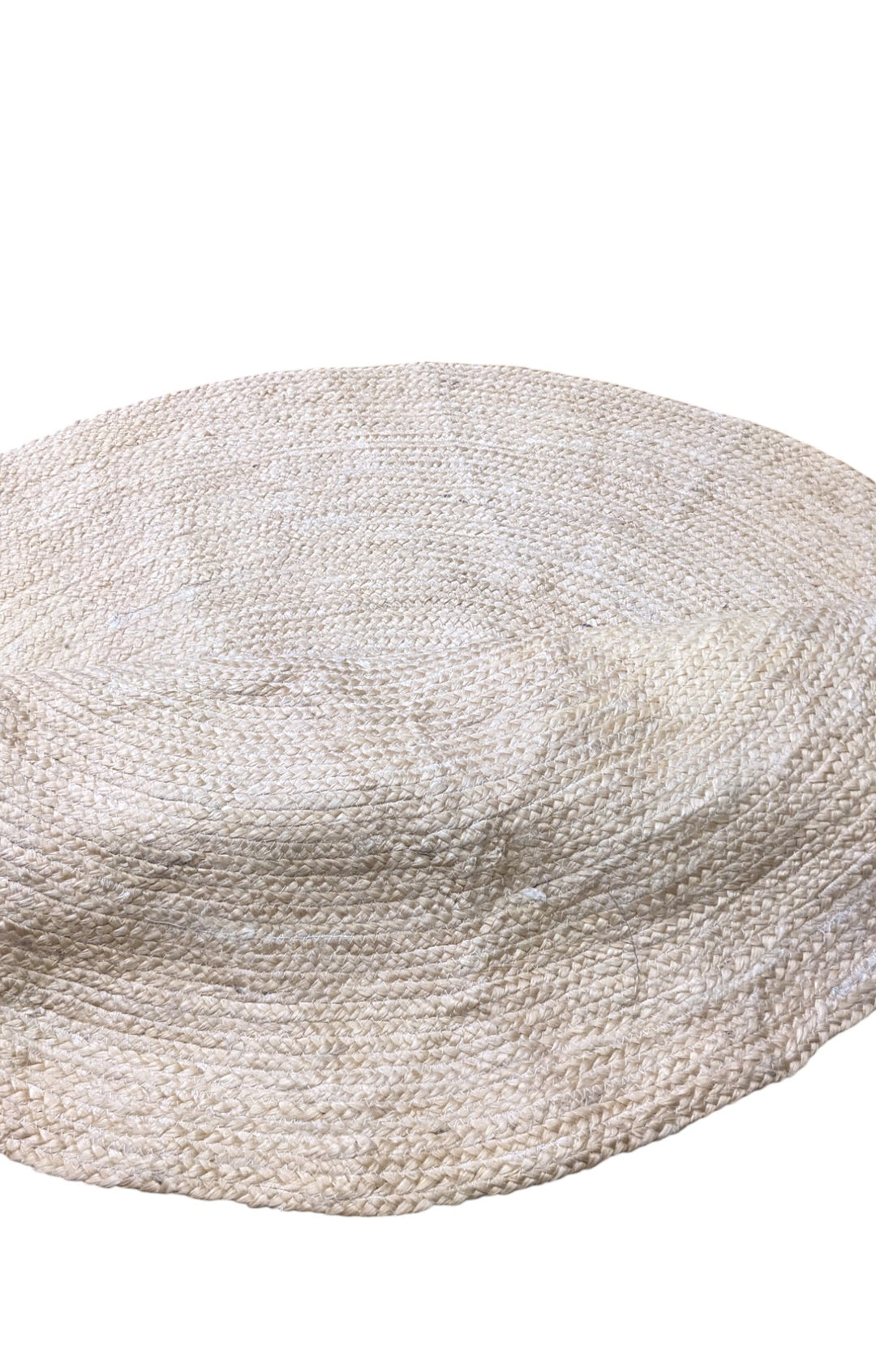 Braided Natural Jute Rug - Size: 4 x 4