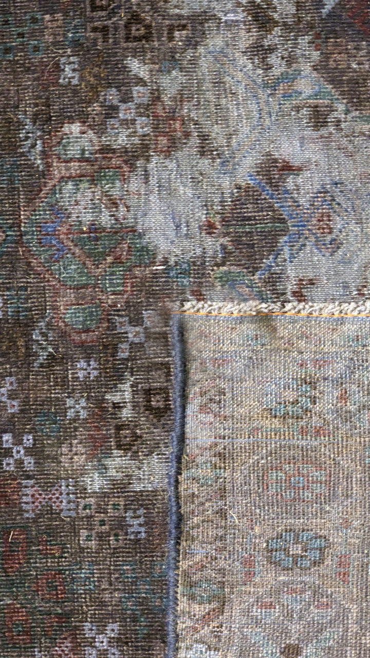 Baluchi Vintage Tribal Overdyed Rug - Size: 5.6 x 3.9