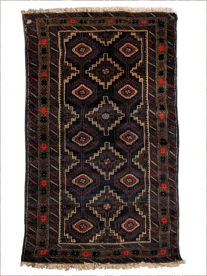 Baluchi Tribal Rug - Size: 6.4 x 3.7