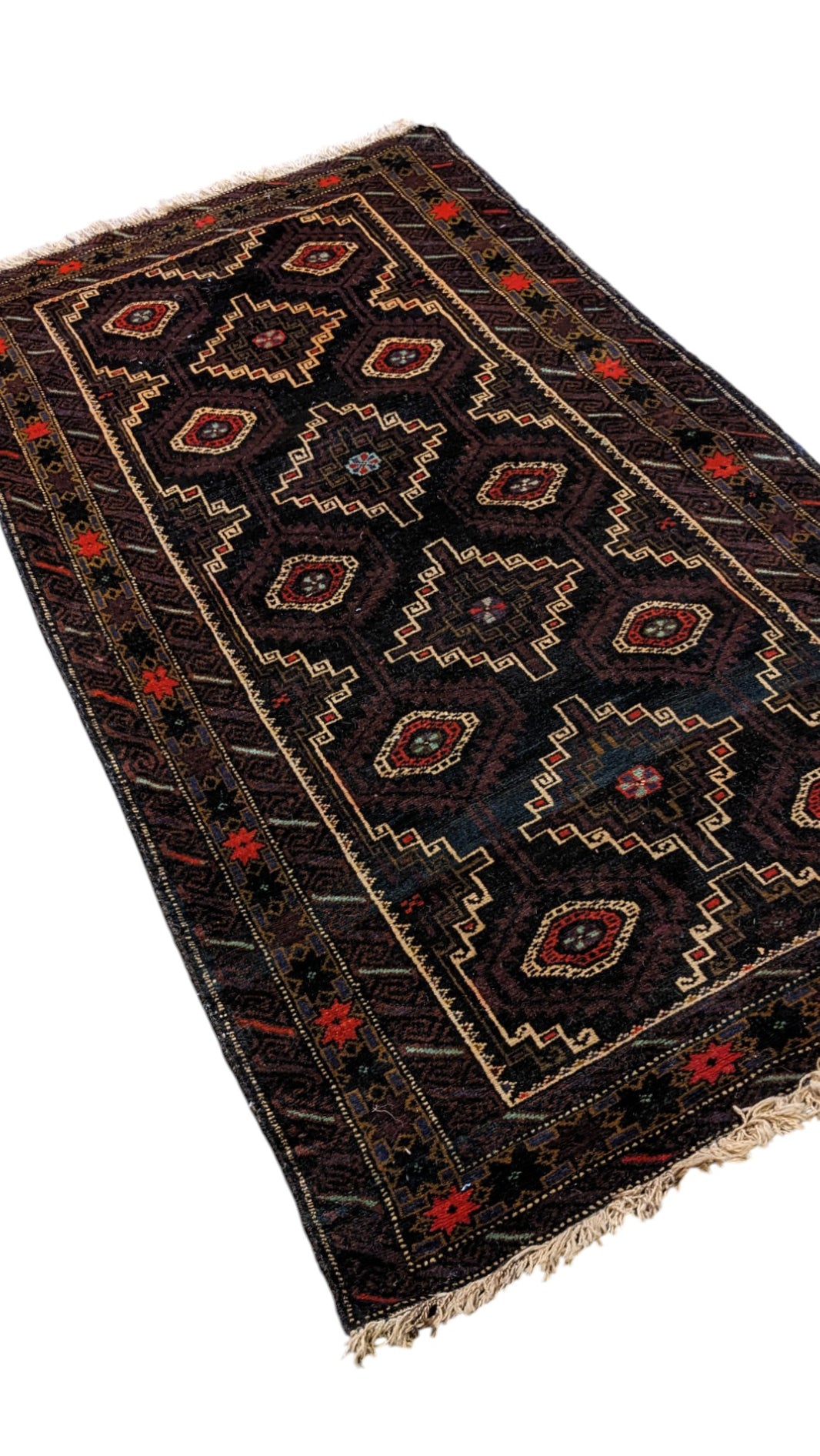 Baluchi Tribal Rug - Size: 6.4 x 3.7