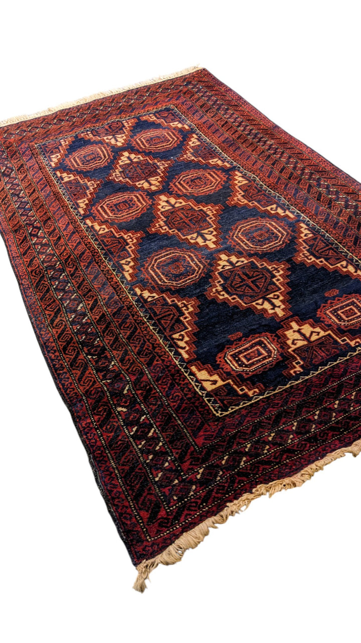 Baluchi Tribal Rug - Size: 6.3 x 3.11