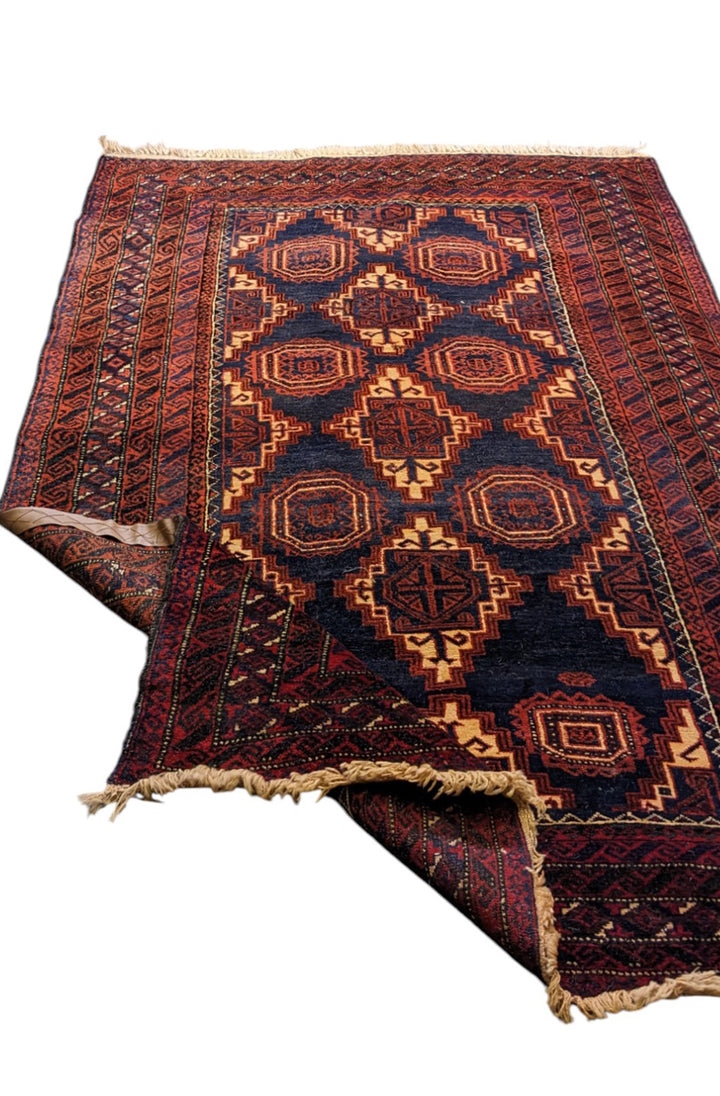 Baluchi Tribal Rug - Size: 6.3 x 3.11