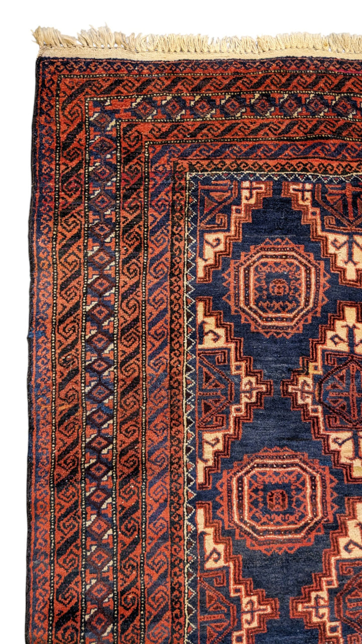 Baluchi Tribal Rug - Size: 6.3 x 3.11