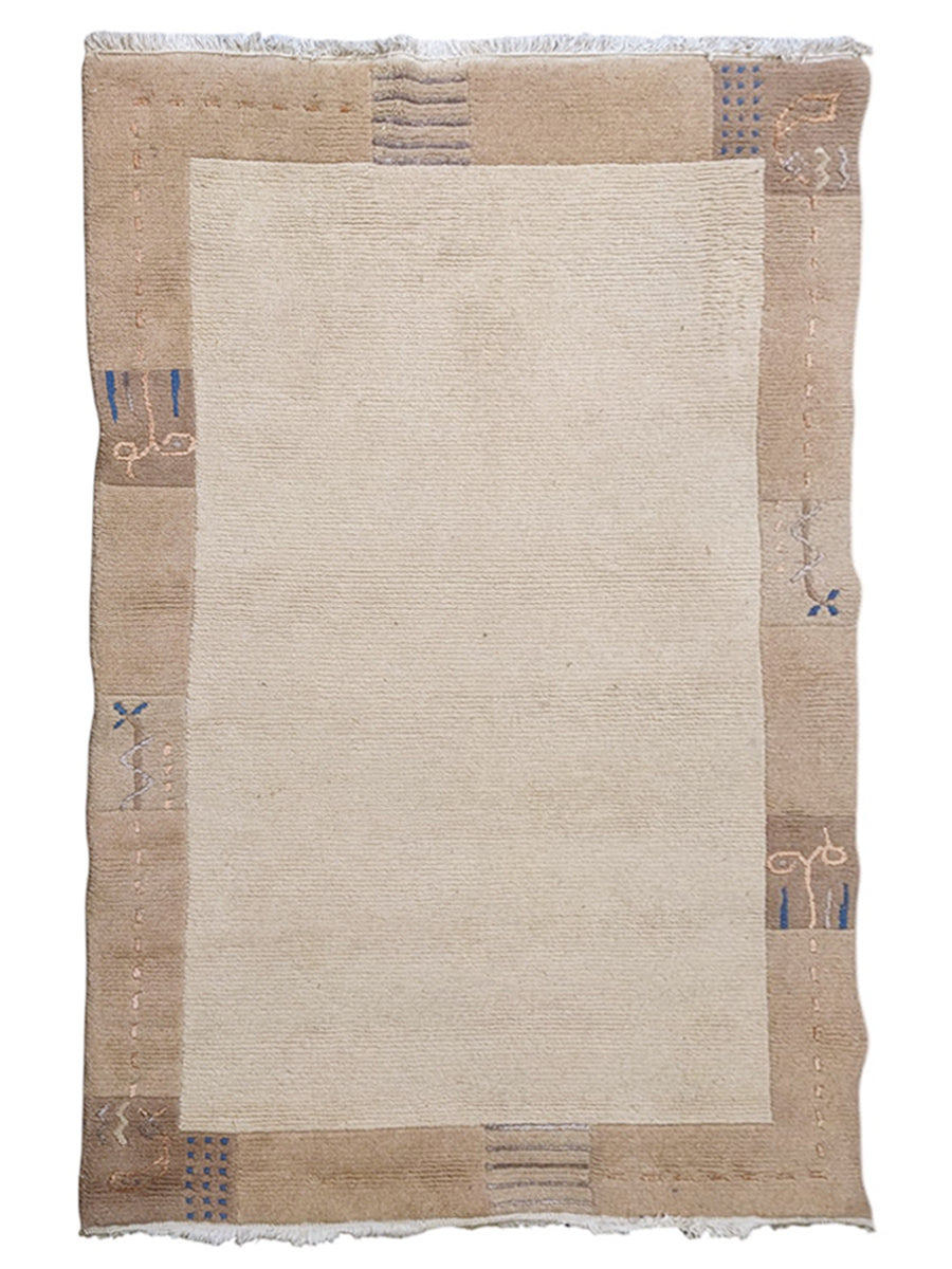 Gabbeh Modern Rug - Size: 5.8 x 4