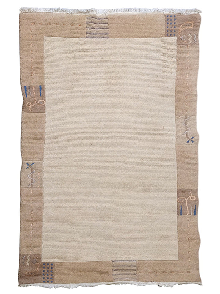 Gabbeh Modern Rug - Size: 5.8 x 4