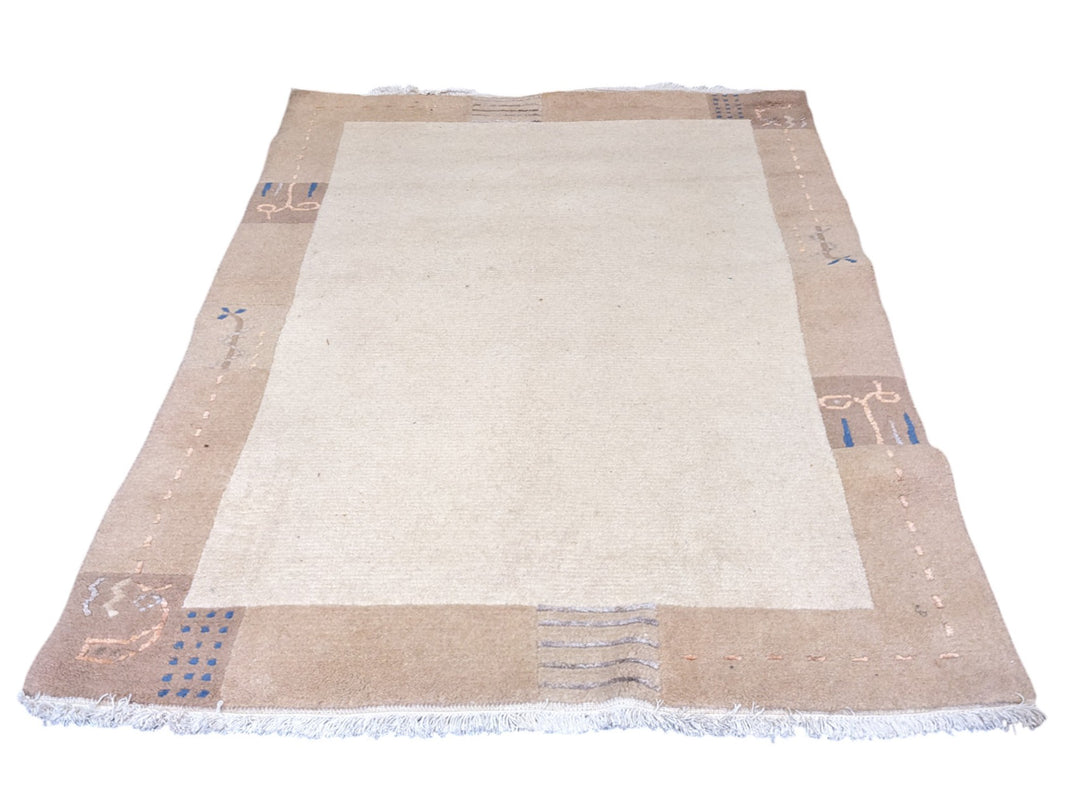 Gabbeh Modern Rug - Size: 5.8 x 4