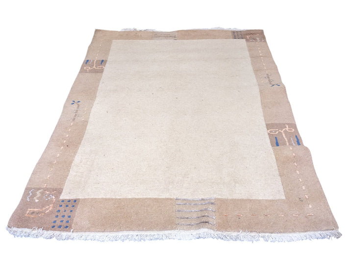 Gabbeh Modern Rug - Size: 5.8 x 4
