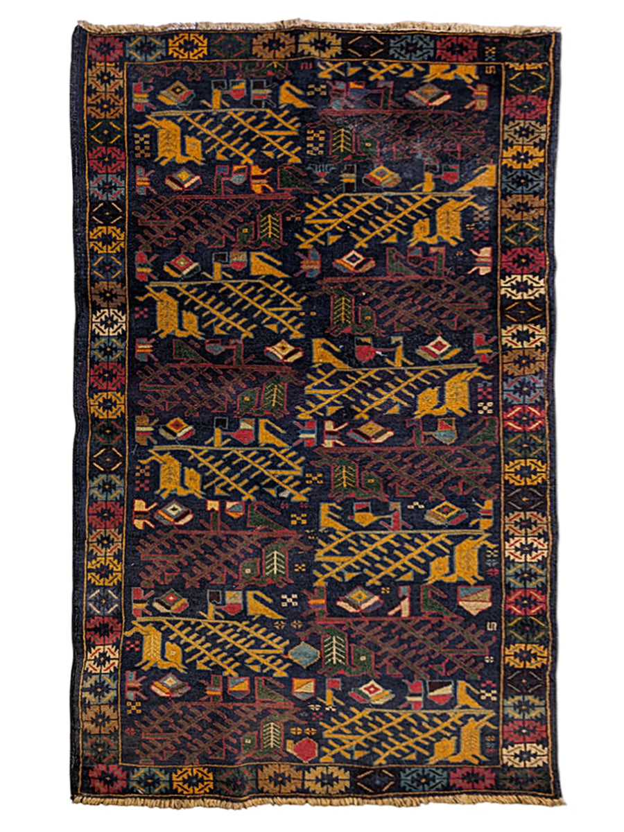 Baluchi Tribal Rug - Size: 6.2 x 3.8