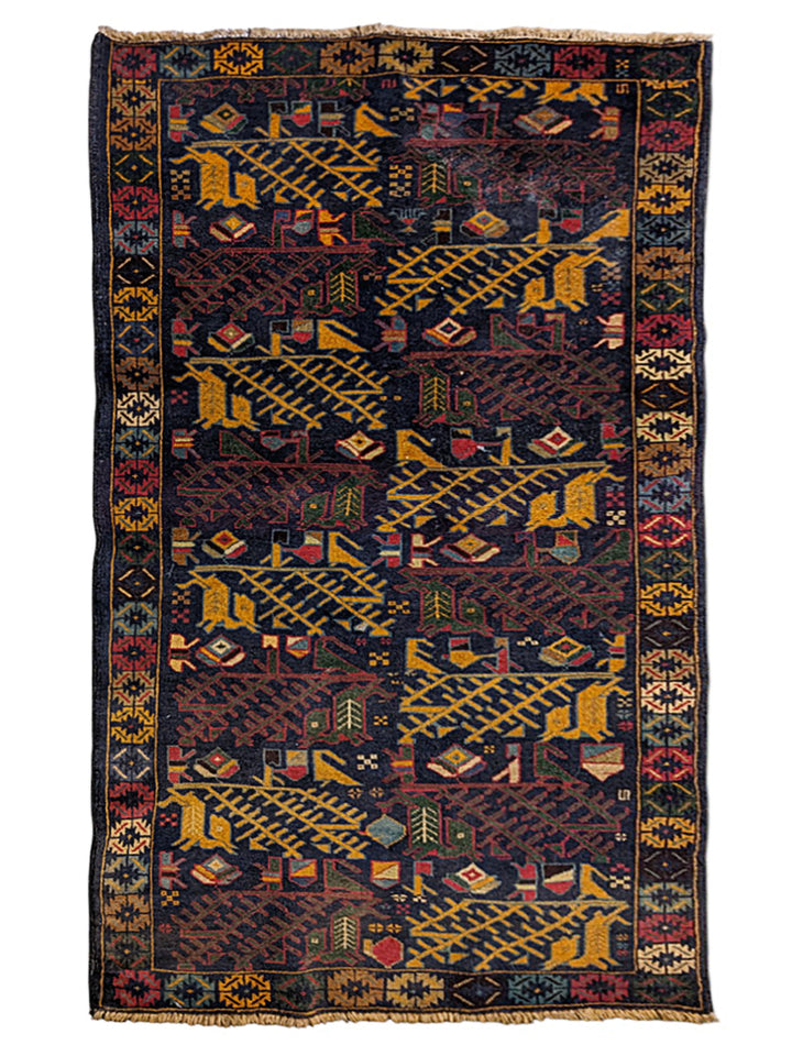 Baluchi Tribal Rug - Size: 6.2 x 3.8
