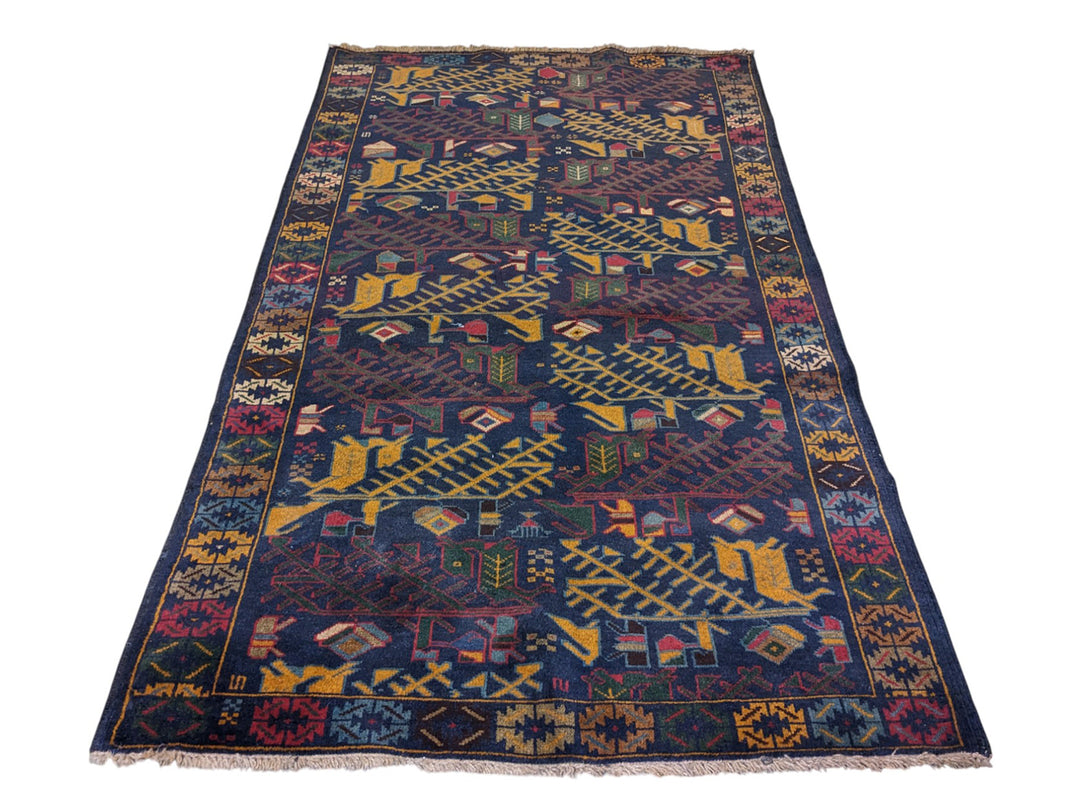 Baluchi Tribal Rug - Size: 6.2 x 3.8