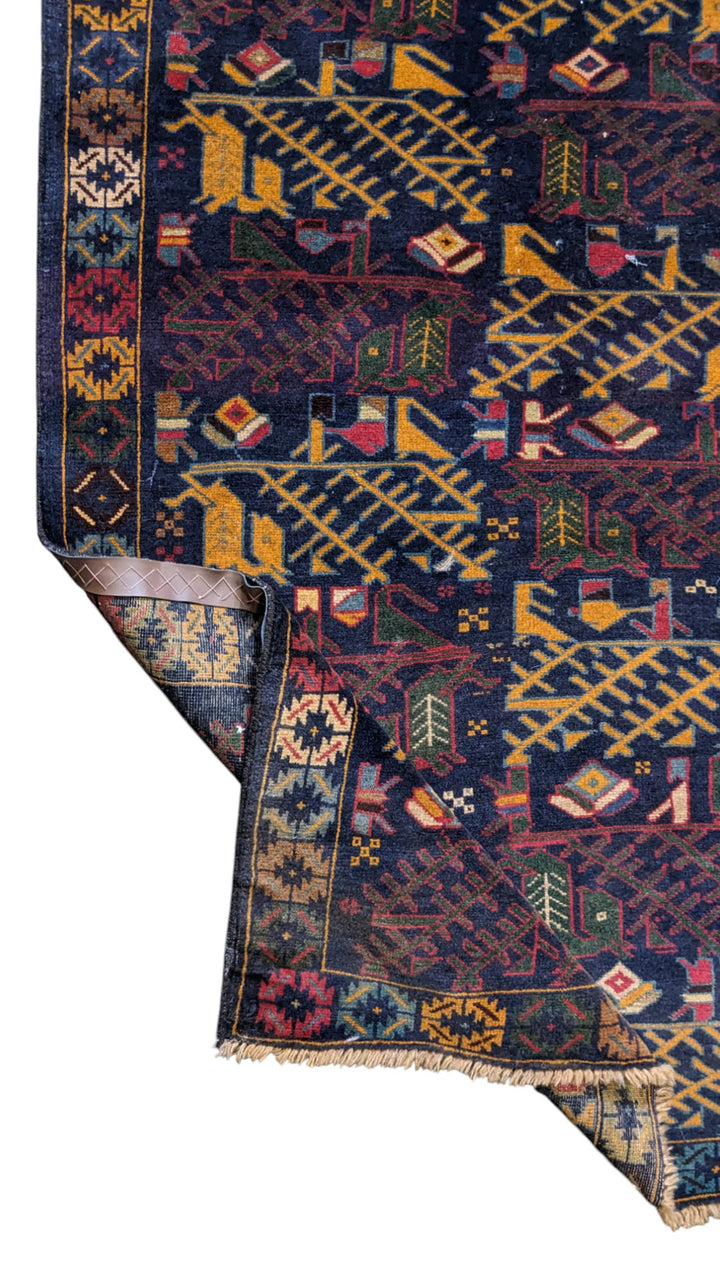 Baluchi Tribal Rug - Size: 6.2 x 3.8