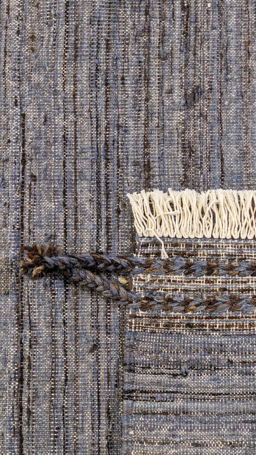 Eryna Flatweave Rug - Size: 10.1 x 8.2