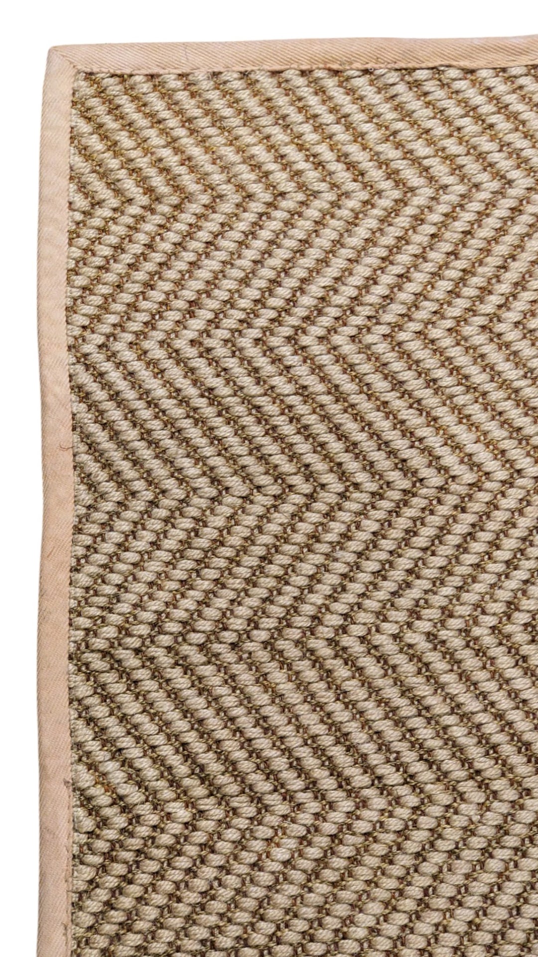 Loop Natural Jute Runner - Size: 8 x 2.7