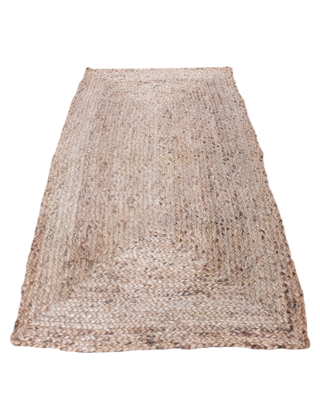 Braided Natural Jute Rug - Size: 4.9 x 2.6