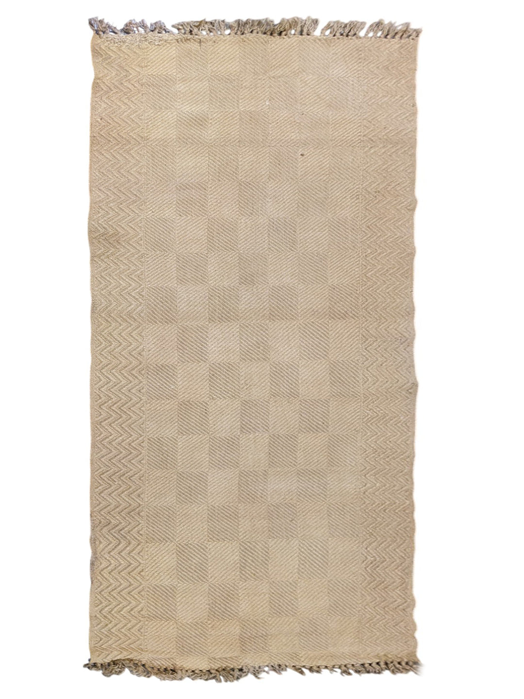 Flatweave Natural Jute Rug - Size: 8 x 3.9