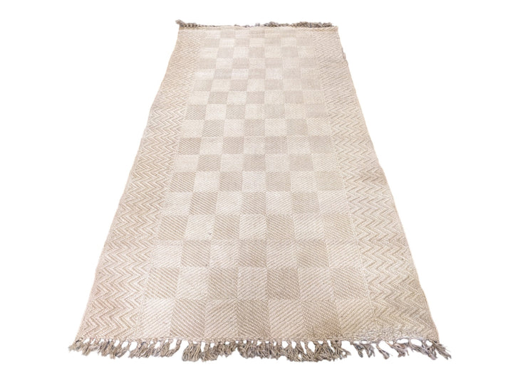 Flatweave Natural Jute Rug - Size: 8 x 3.9