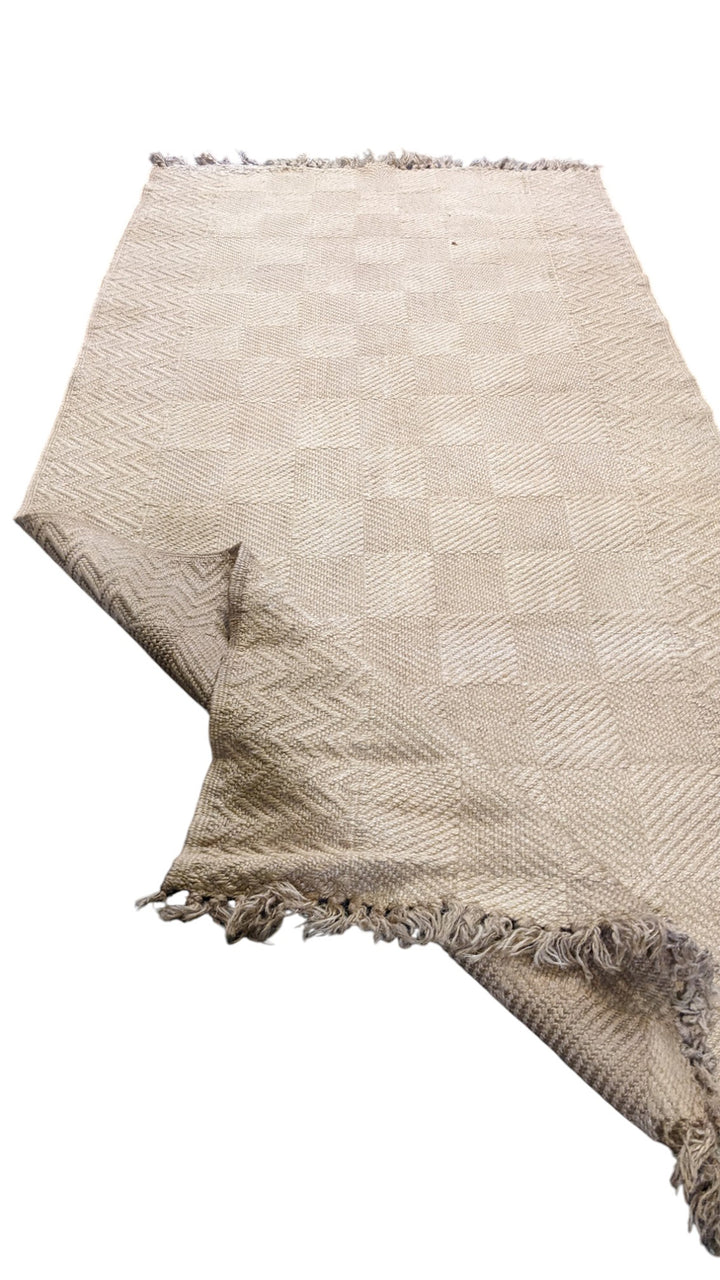 Flatweave Natural Jute Rug - Size: 8 x 3.9