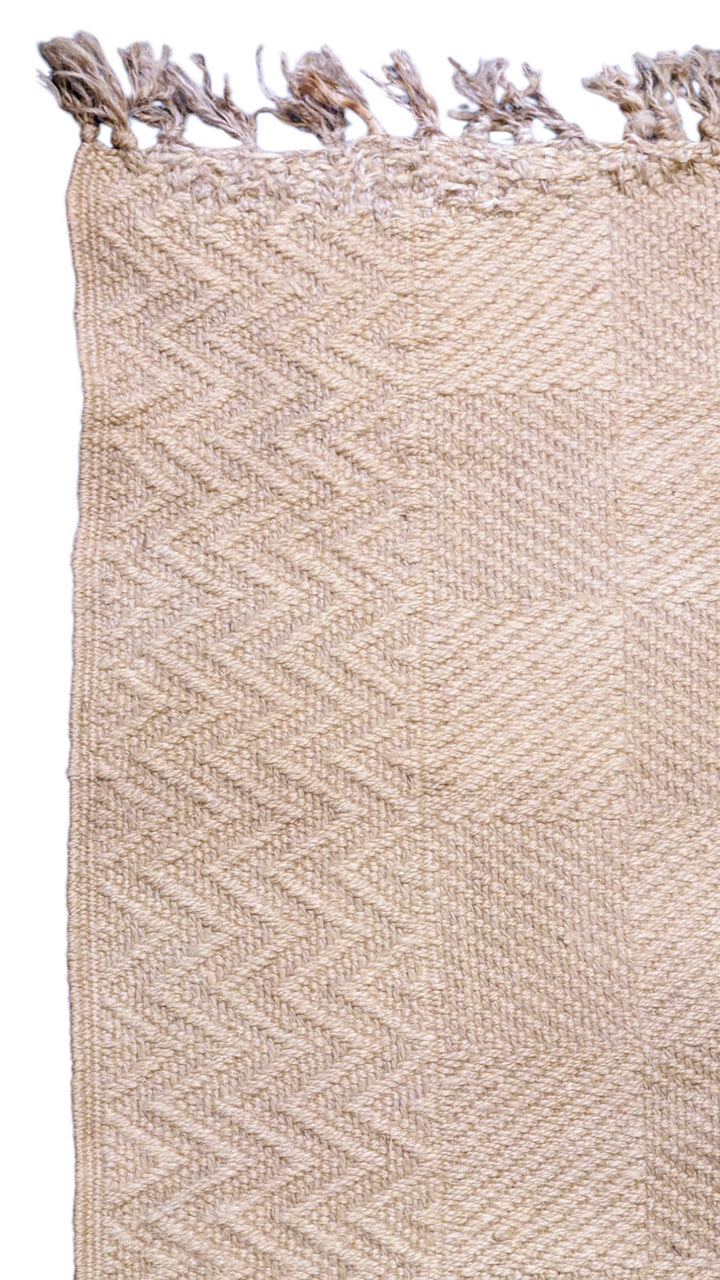 Flatweave Natural Jute Rug - Size: 8 x 3.9