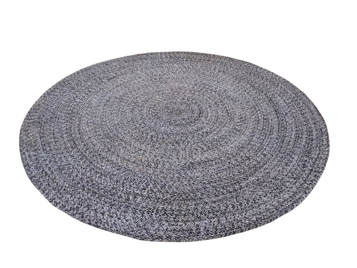Braided Overdyed Jute Rug - Size: 5.9 x 5.9
