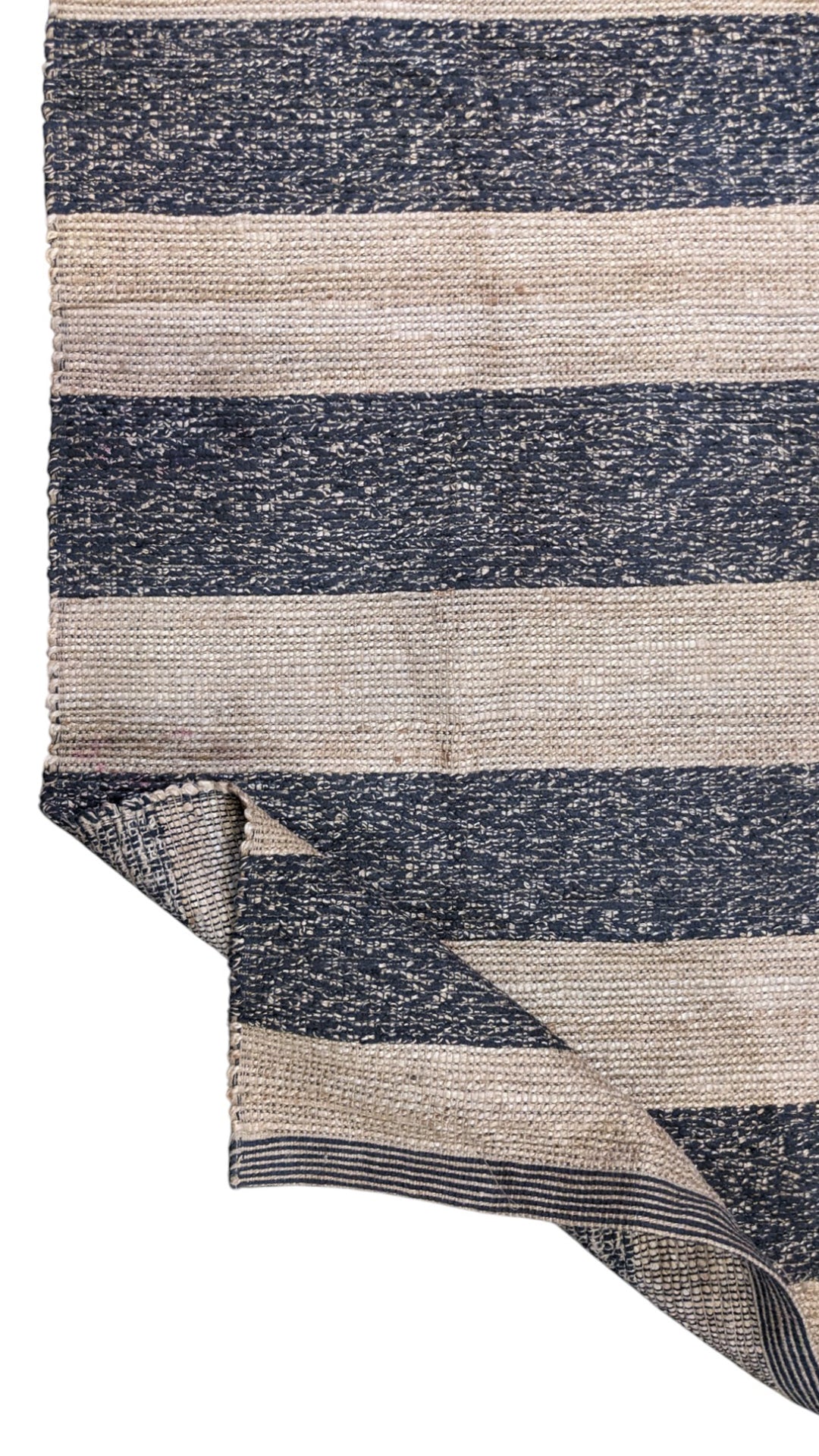 Braided Natural Jute Rug - Size: 5 x 2.8