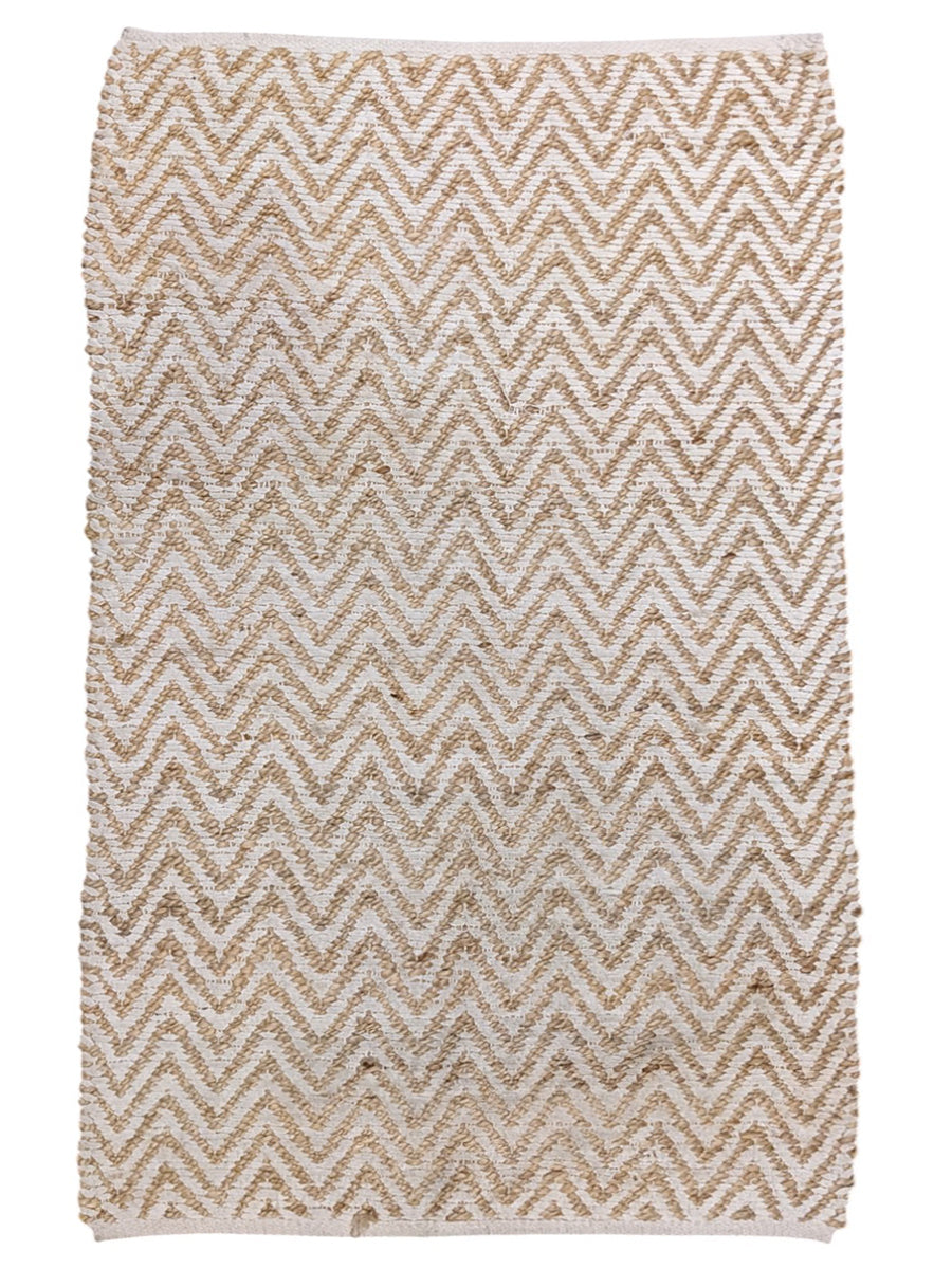 Braided Natural Jute Rug - Size: 3.11 x 2.1