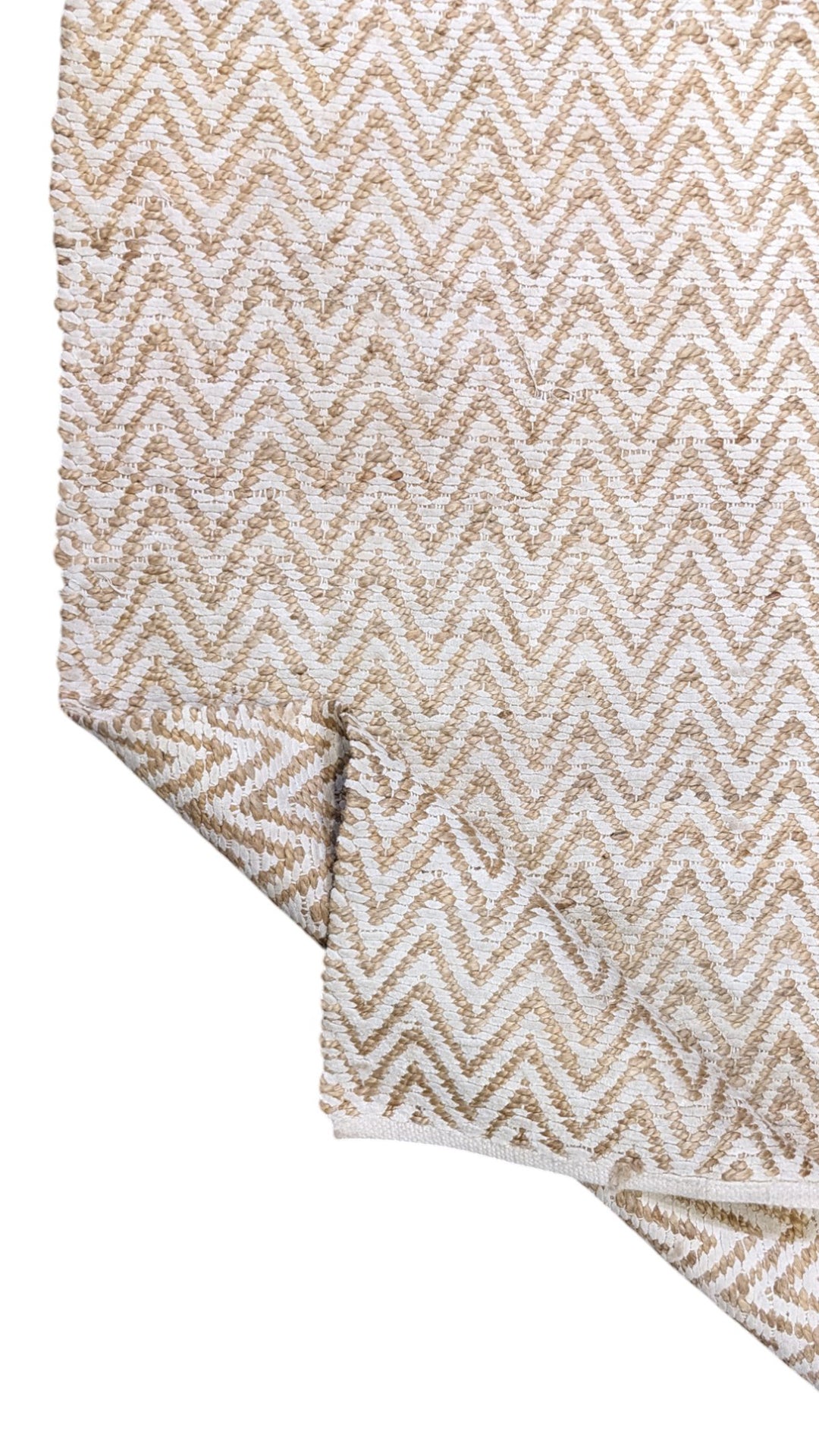 Braided Natural Jute Rug - Size: 3.11 x 2.1