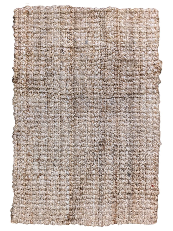 Chunky Natural Jute Rug - Size: 2.7 x 1.9