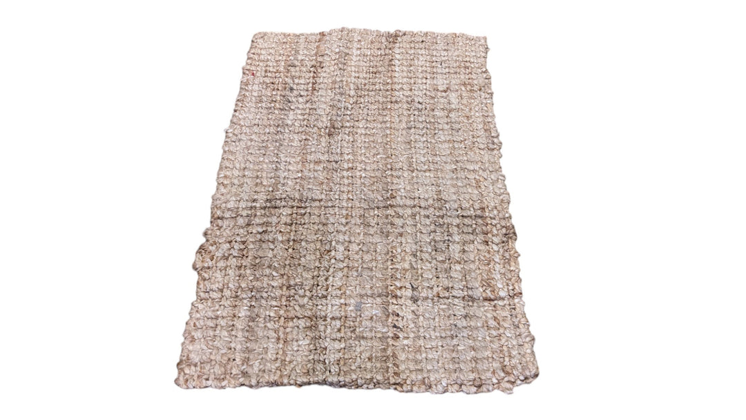 Chunky Natural Jute Rug - Size: 2.7 x 1.9