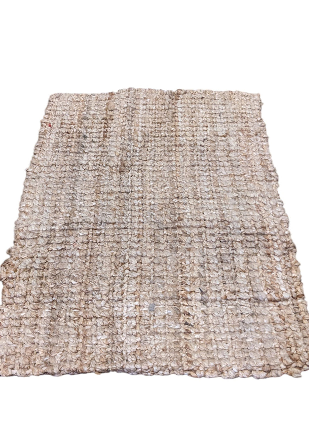 Chunky Natural Jute Rug - Size: 2.7 x 1.9
