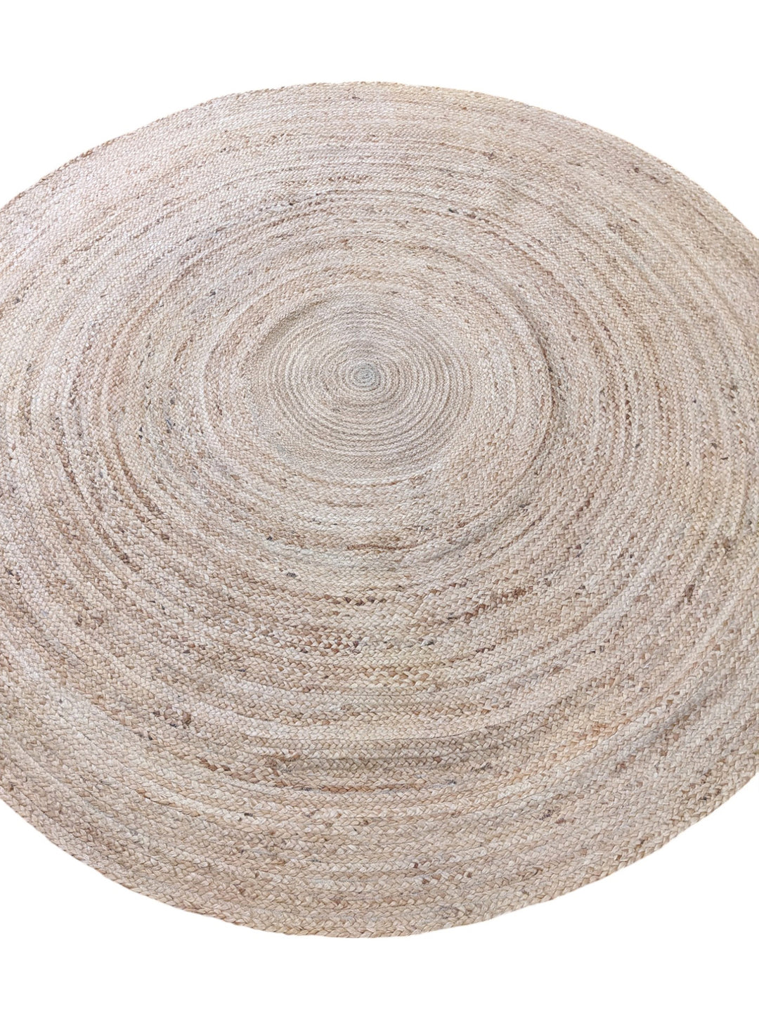 Braided Natural Jute Rug - Size: 6.10 x 6.10