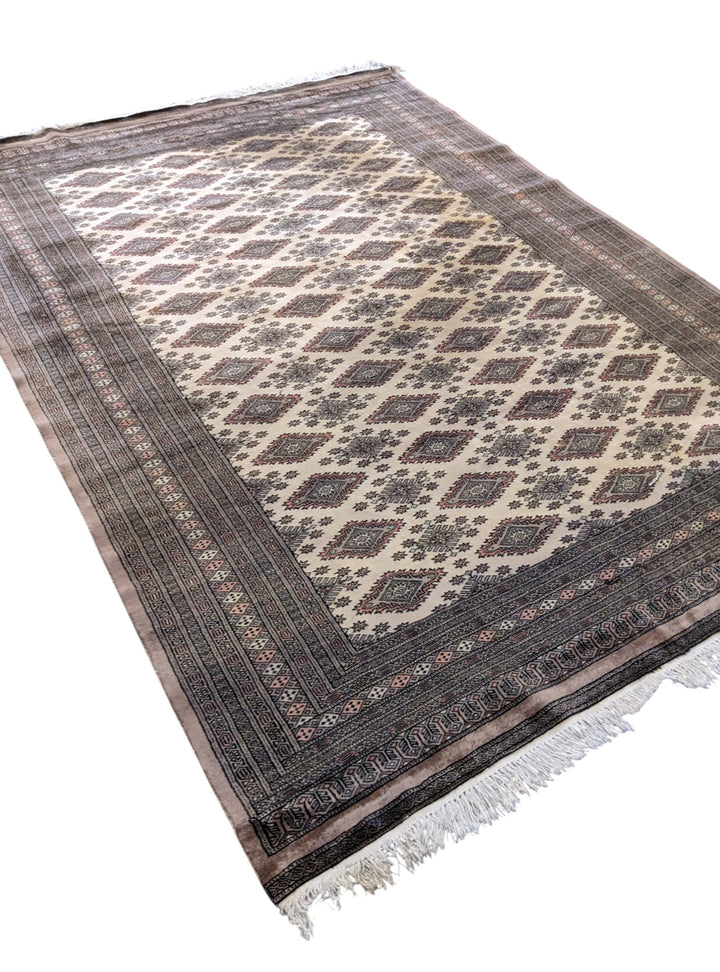 Pakistani Bokhara Rug - Size: 9.5 x 6.8