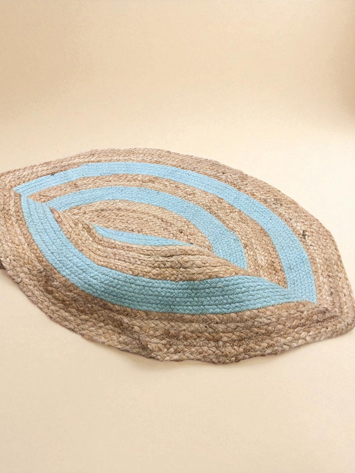 Braided Natural Round Jute Rug - Size: 3 x 3