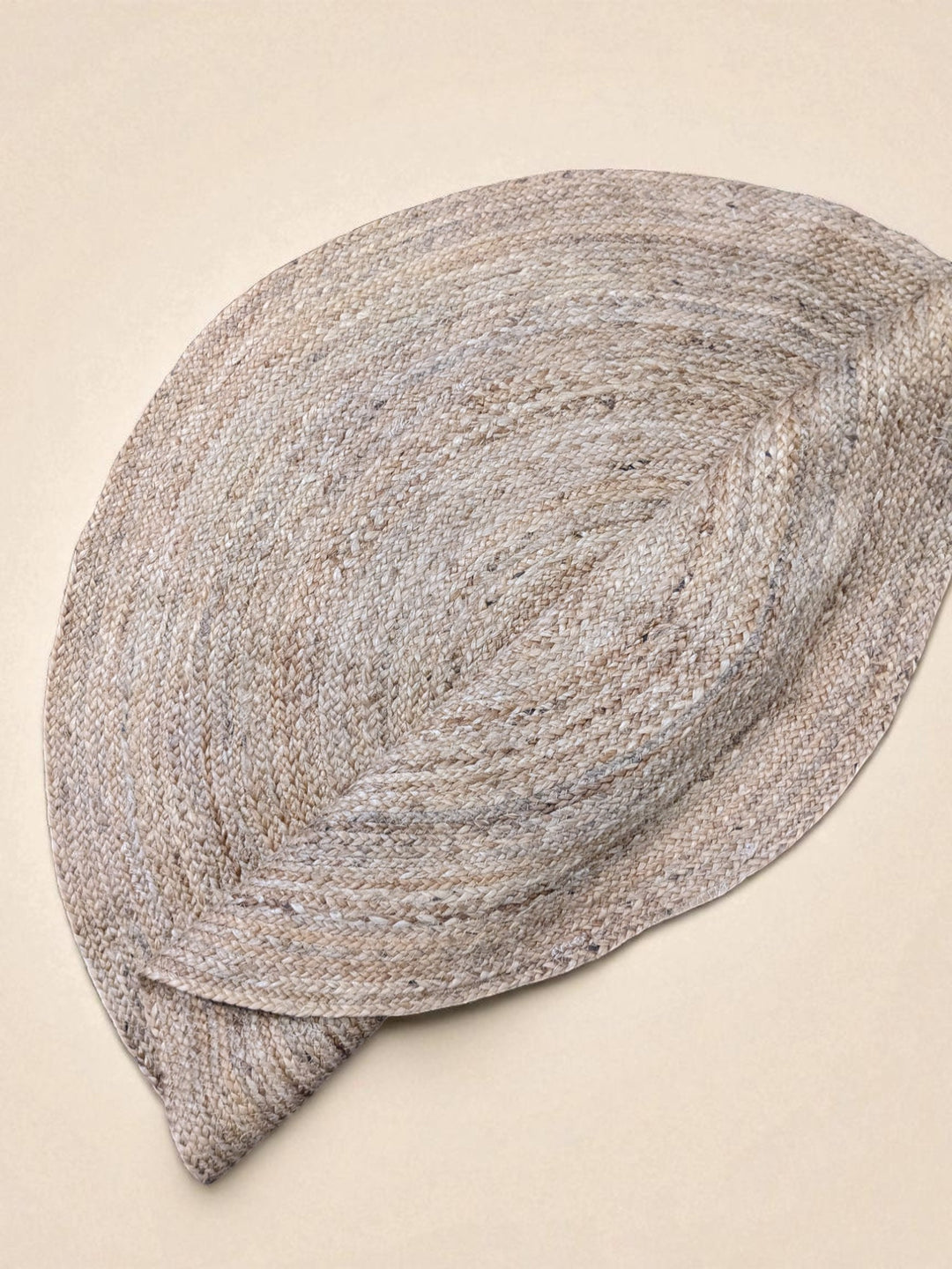 Braided Natural Round Jute Rug  - Size: 3.10 x 3.10